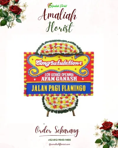 Bunga Papan Congratulation di Dangkel